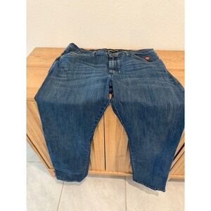 5 pair Wrangler FR Men Adv. Comfort Straight Leg Blue Denim Jeans Size 34x32